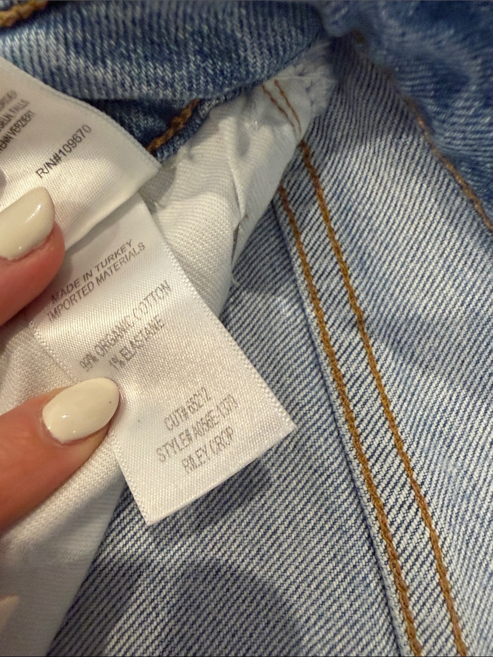 Agolde Riley crop size 26 - Picture 2 of 4